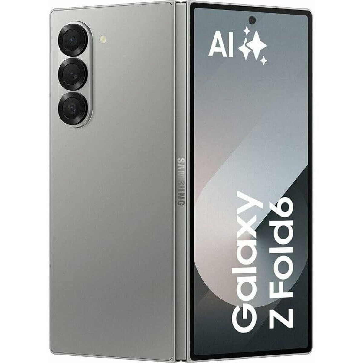 smartphone samsung galaxy z fold6 5g 7,6" octa core 12 gb ram 256 gb grey smartphone samsung galaxy z fold6 5g 7,6" octa core 12 gb ram 256 gb grey