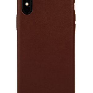 iphone x case, brown leather