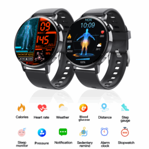 Home ecg monitor smart watch non invasive blood glucose smart watch with blood component analysis