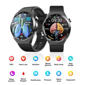 2025 new accurate measure ecg+ppg smart watch men full touch screen sport fitness watches bluetooth for android ios smartwatch