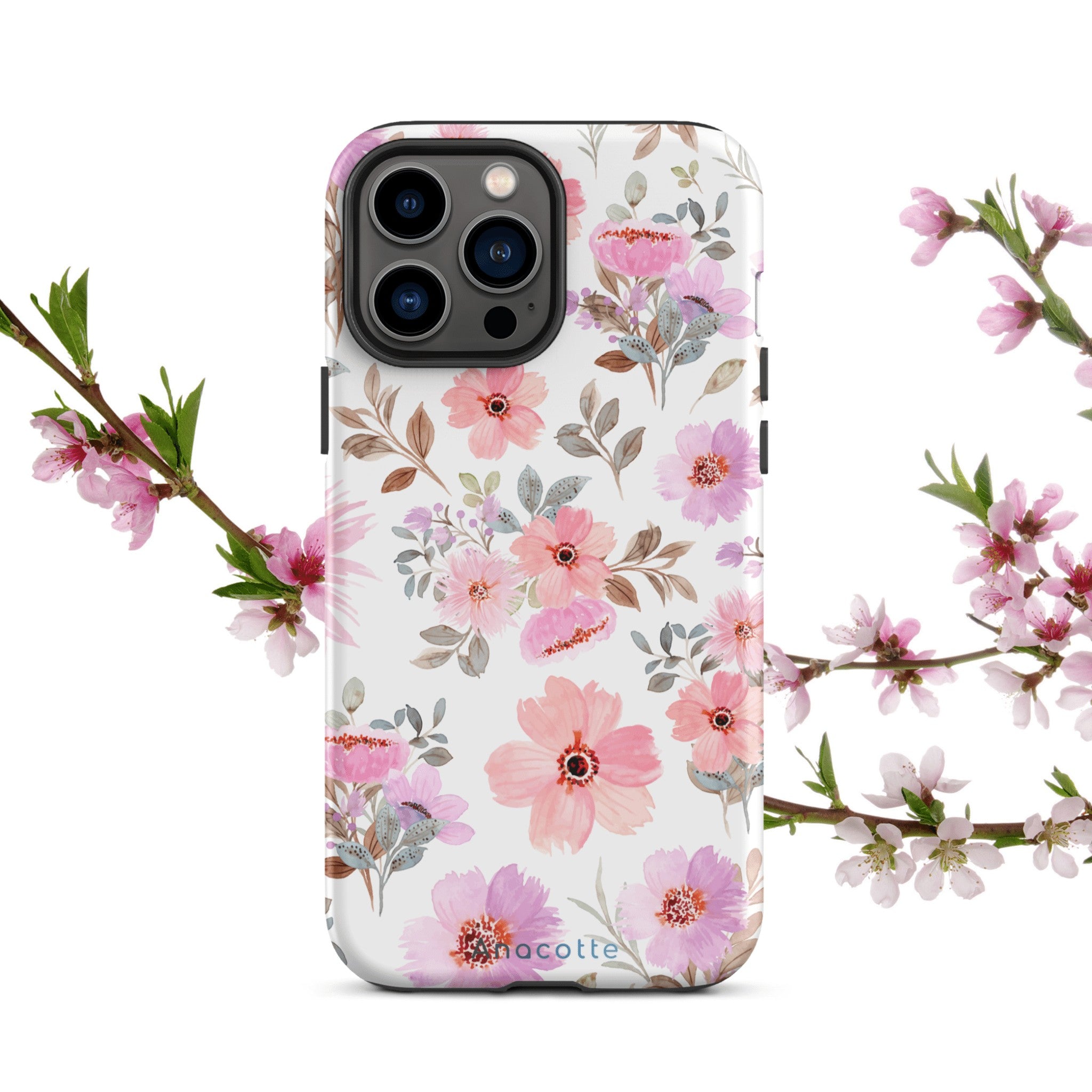anacotte pure vibes sakula pink floral design iphone case anacotte pure vibes sakula pink floral design iphone case